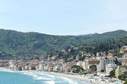 La spiaggia di Alassio