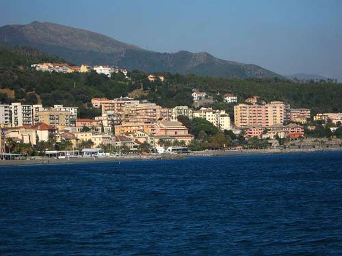 La spiaggia di Cogoleto