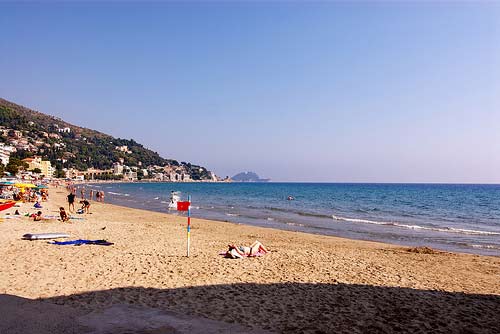 La spiaggia di Laigueglia