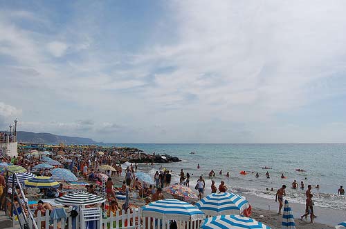 La spiaggia di Loano