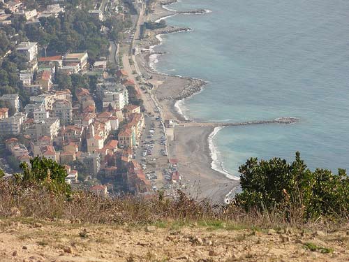 La spiaggia di Ospedaletti