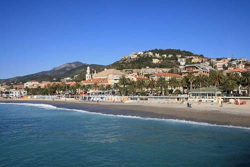 La spiaggia di Pietra Ligure