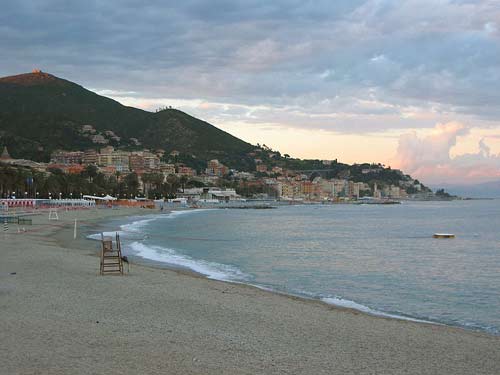 La spiaggia di Varazze